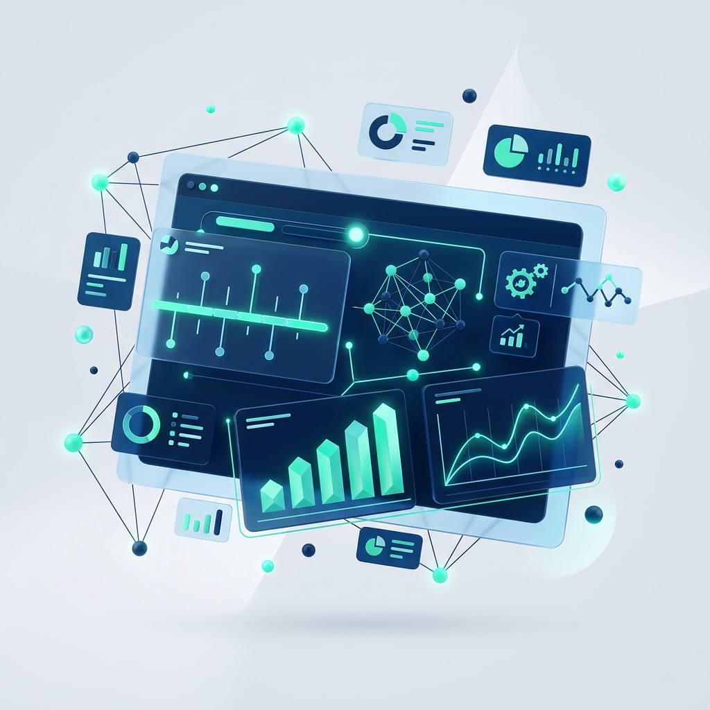 Modern Web Solutions Illustration